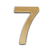 Número 7 de bronce