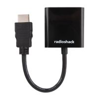 Adaptador Radioshack hdmi a vga hembra flexible 8""
