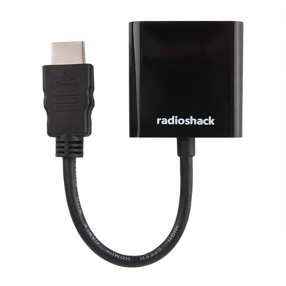 Adaptador Radioshack hdmi a vga hembra flexible 8""