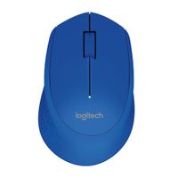 Mouse inalámbrico Logitech M280 1000 dpi, 3 botones, azul