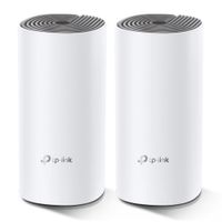 Sistema Wifi Mesh TP-Link Deco E4-3 Ac1200 pack x 2, doble banda, router y acces point, 2 puertos LAN, 2 antenas internas