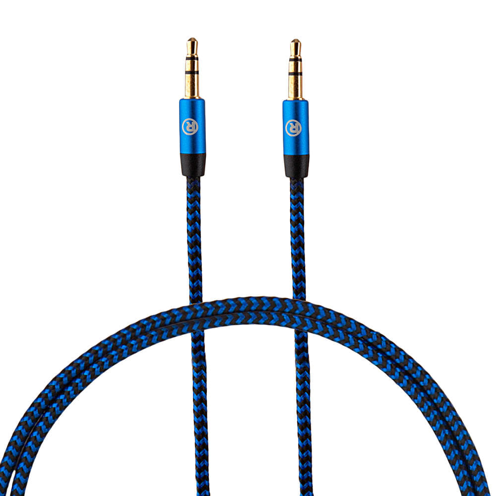 Cable trenzado Radioshack 3.5 mm, macho a macho, 90 cm