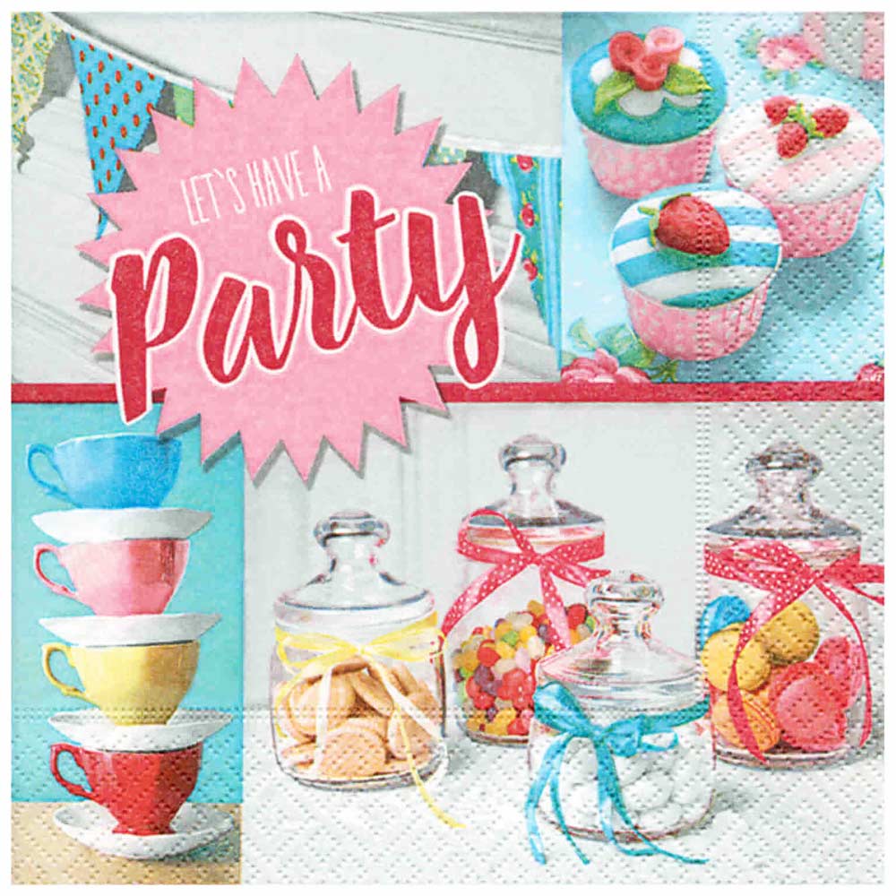 Servilletas AHA 33x33cm Cadenetas Fiestas