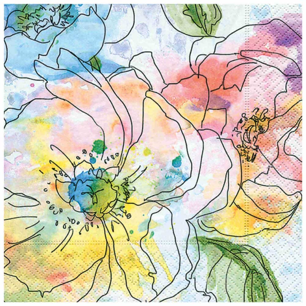 Servilletas AHA 33x33cm Wet in Wet Azul