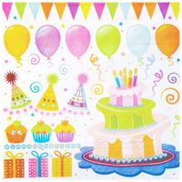 Servilletas de Papel ARTI 33X33cm Mod2 Paquete 20un