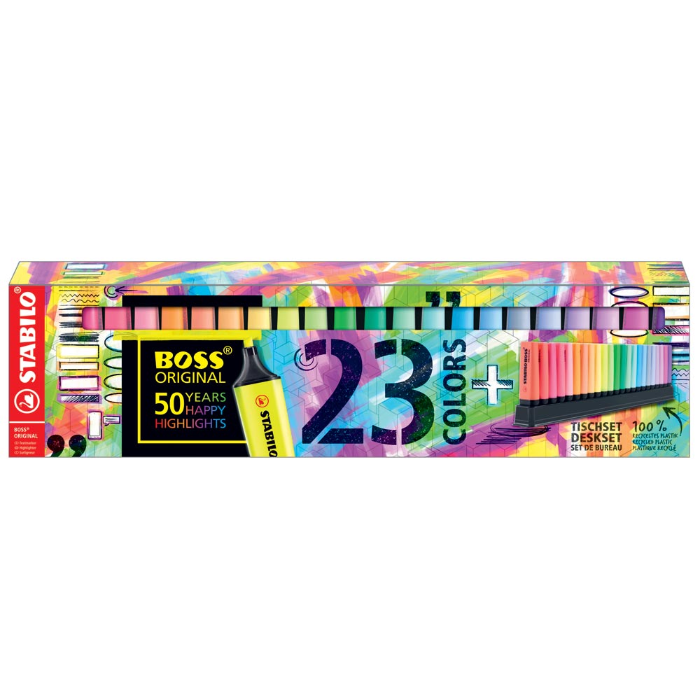 Resaltadores STABILO Boss Desket 23 Colores