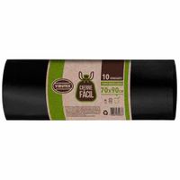 Bolsas de Basura VIRUTEX Cierre Fácil 70L Rollo 10un