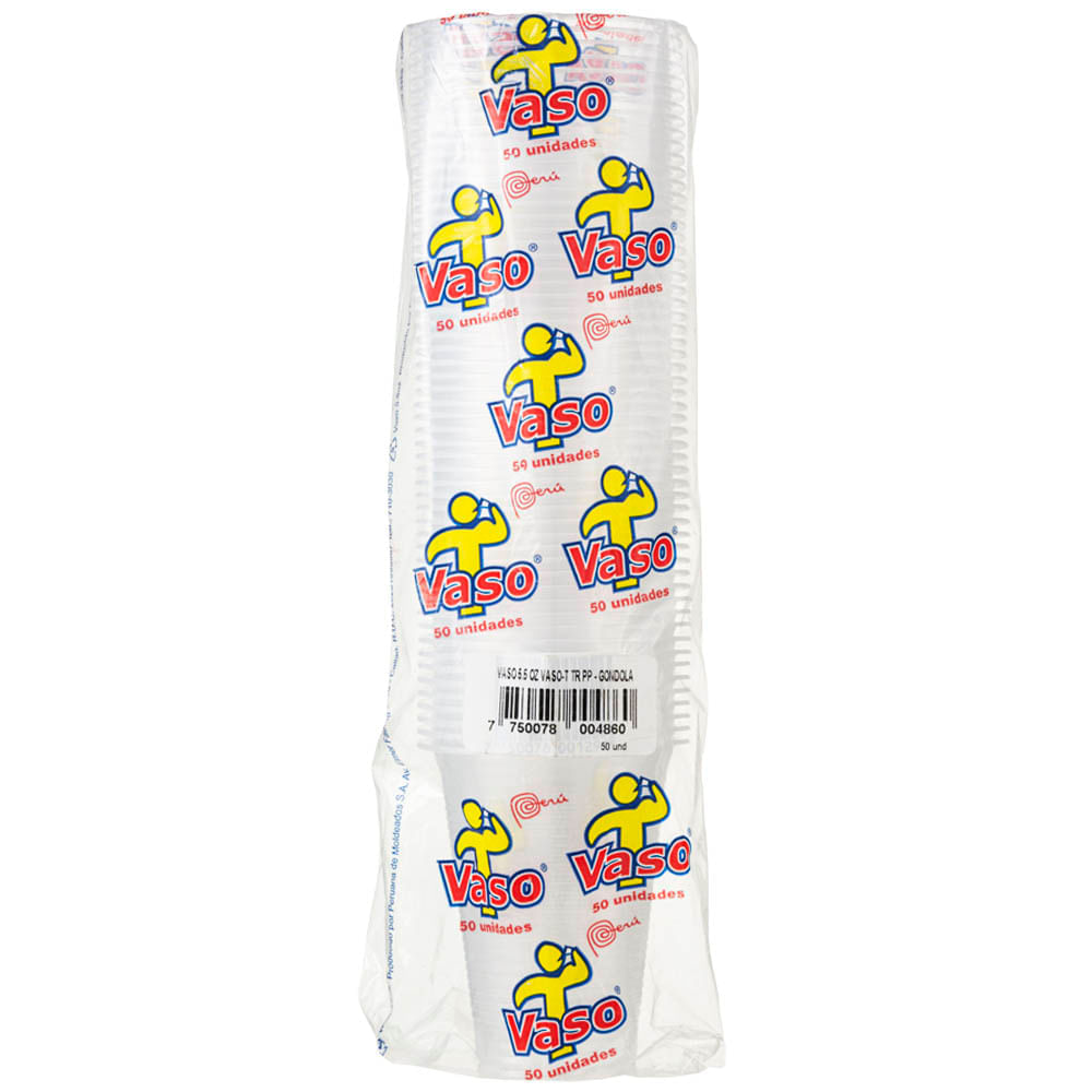 Vaso PAMOLSA 5.5Oz Paquete 50un