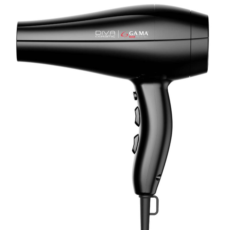 Secadora de Cabello GAMA Diva St-BECHD0000001825 Negro - Shopstar