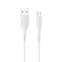 Cable MicroUSB USAMS US-SJ373 1m Blanco
