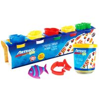 Manualidades ARTESCO Masita Blanda Dough 4un + Moldes