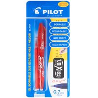 Bolígrafo PILOT Frixion FR7 Rojo + Repuesto Blíster 1un