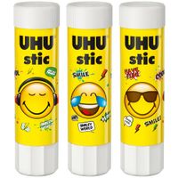Goma en Barra UHU Stic Escolar Smiley Blíster 8g