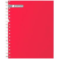 Cuaderno MINERVA Cuadriculado Anillado Universitario 6DV Tapa Dura