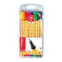 Bolígrafo STABILO Fine Pen Point 88 Blíster 10un