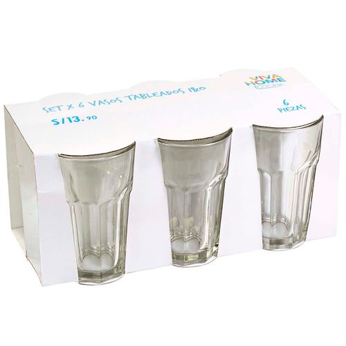 Set de Vasos Bajos VIVA HOME Caja 6un