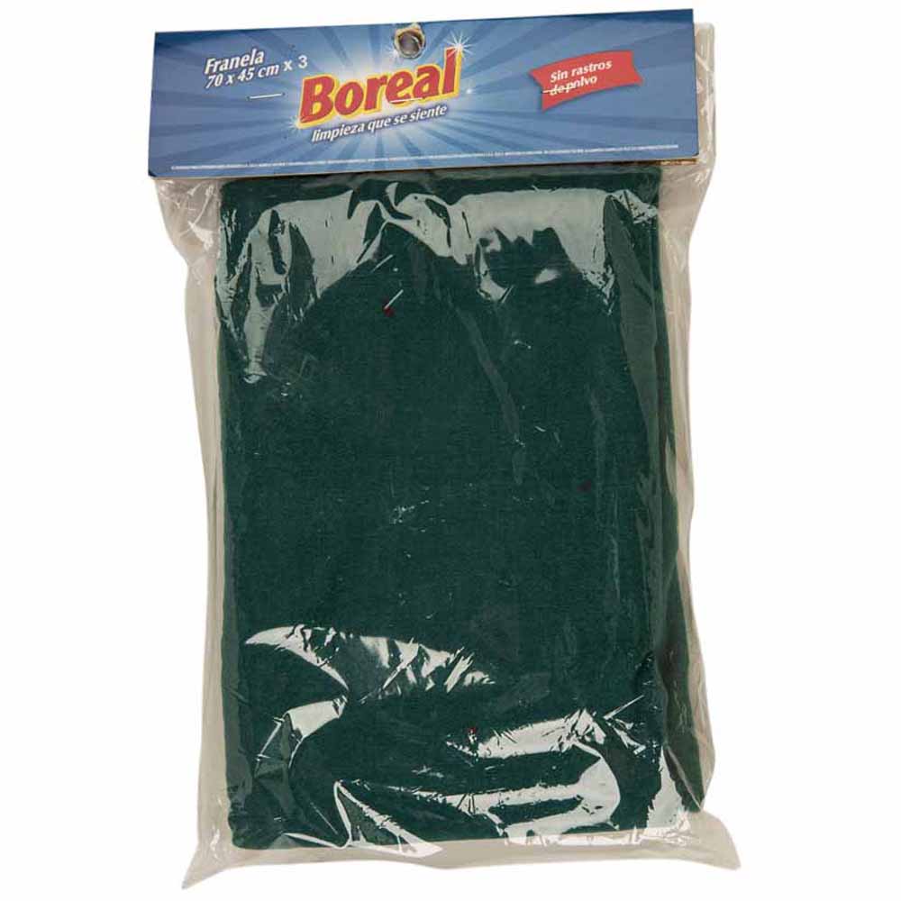 Franela BOREAL 70cm x 45cm Paquete 3Un