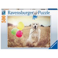 Rompecabezas 500 Piezas Perro Con Globos