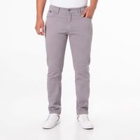 Pantalón Twill Color Relaxed Conf Gris1