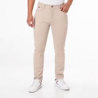 Pantalón Twill Color Relaxed Conf Beige1