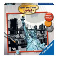 Lienzo Pinta Números Nueva York