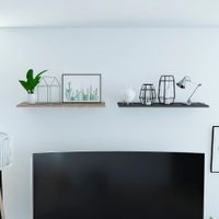 Repisa Vassel Wall Z-160 - Miel/Plomo