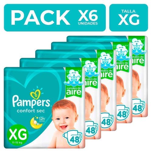 paales-pampers-confort-sec-talla-xg-48-unidades-packx6