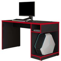 Escritorio Gamer Preto Negro 130cm