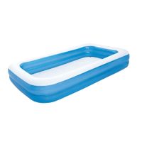 Piscina Familiar Rectangular Celeste