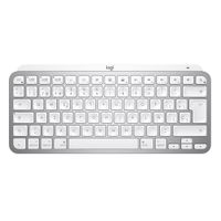 Teclado inalámbrico Logitech MX KEYS mini, bluetooth, minimalista, iluminado, gris