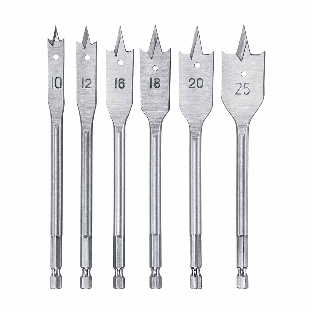 Set brocas pala 6pzs