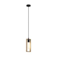 Lámpara colgante Littleton Negro E27