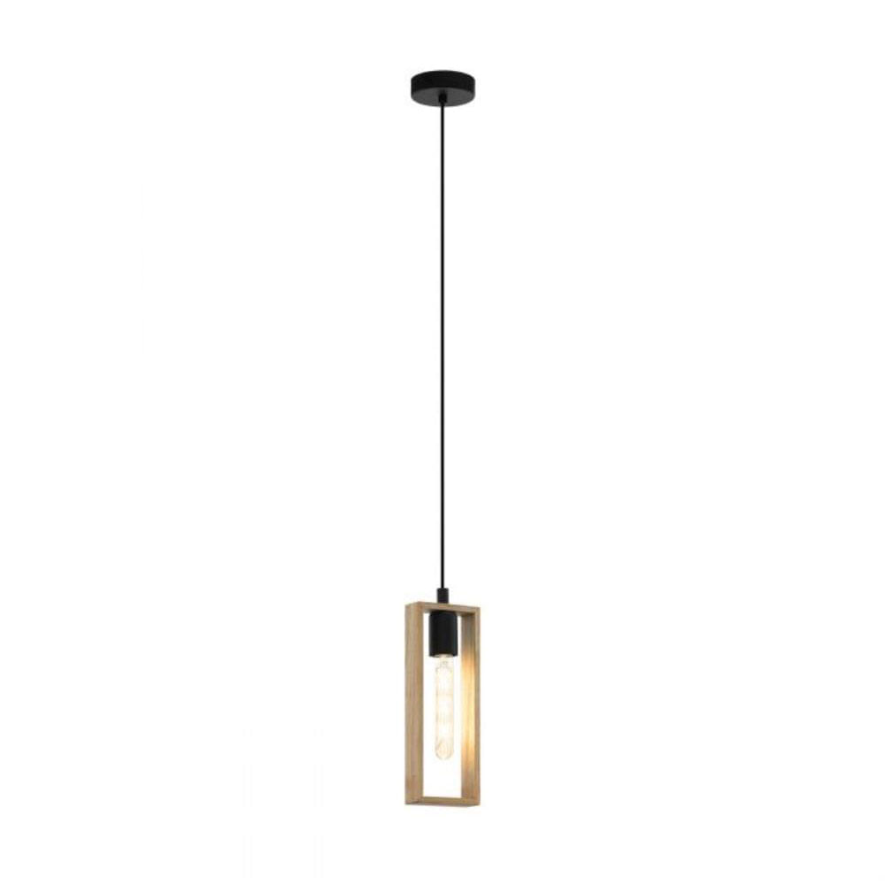 Lámpara colgante Littleton Negro E27