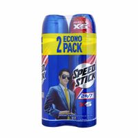 Desodorante en Aerosol SPEED STICK X5 Extra Protección Frasco 91g 2un