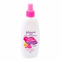 Spray para Peinar para Bebé JOHNSON'S BABY Gotas de Brillo Frasco 200ml