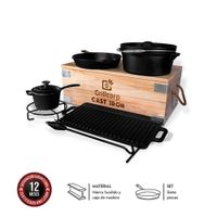 Set Camping Hierro Fundido
