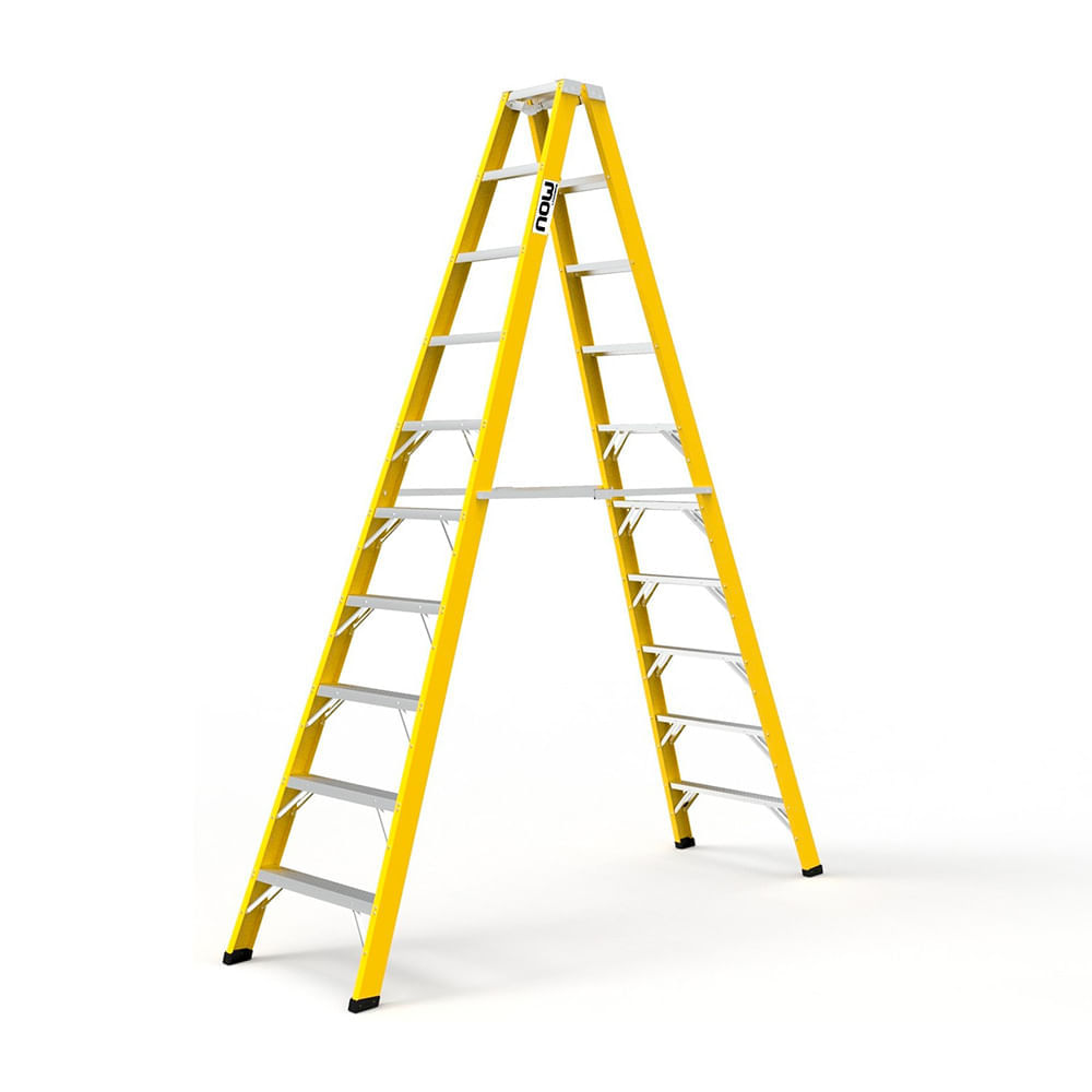 Escalera tijera doble Asc 10 pasos