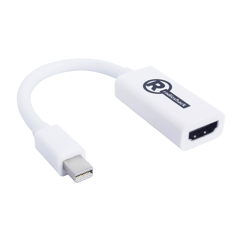 Adaptador mini display puerto a hdmi hembra Radioshack