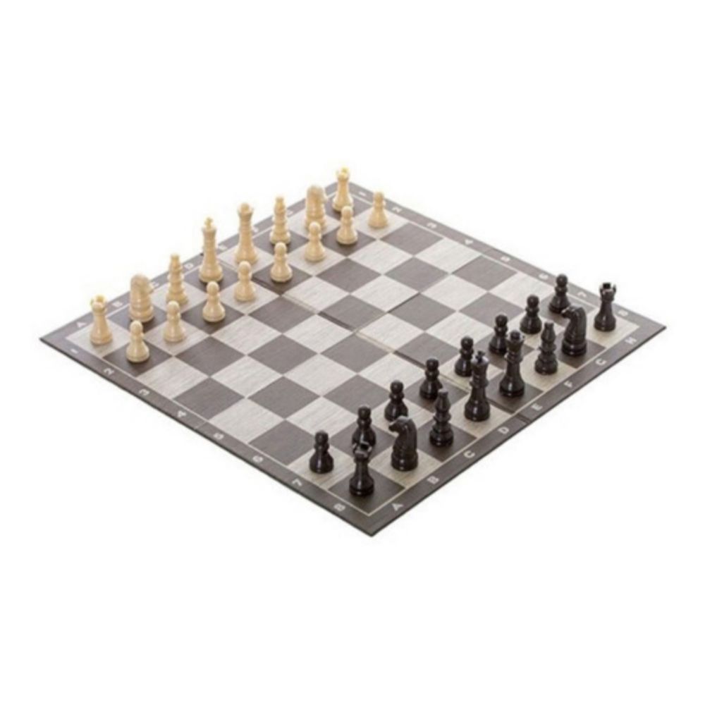 Pack De 3 Juegos Damas - Ajedrez - Backgammon