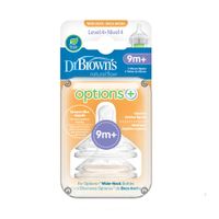 Tetina Silicona Nivel 4 Boca Ancha 2 Unid. Dr. Browns Options