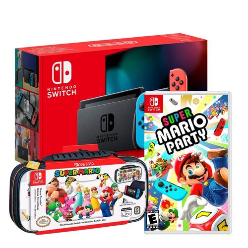 Consola Nintendo Switch Neon 2019 Mario Party Estuche Ga Knasta Perú 3456