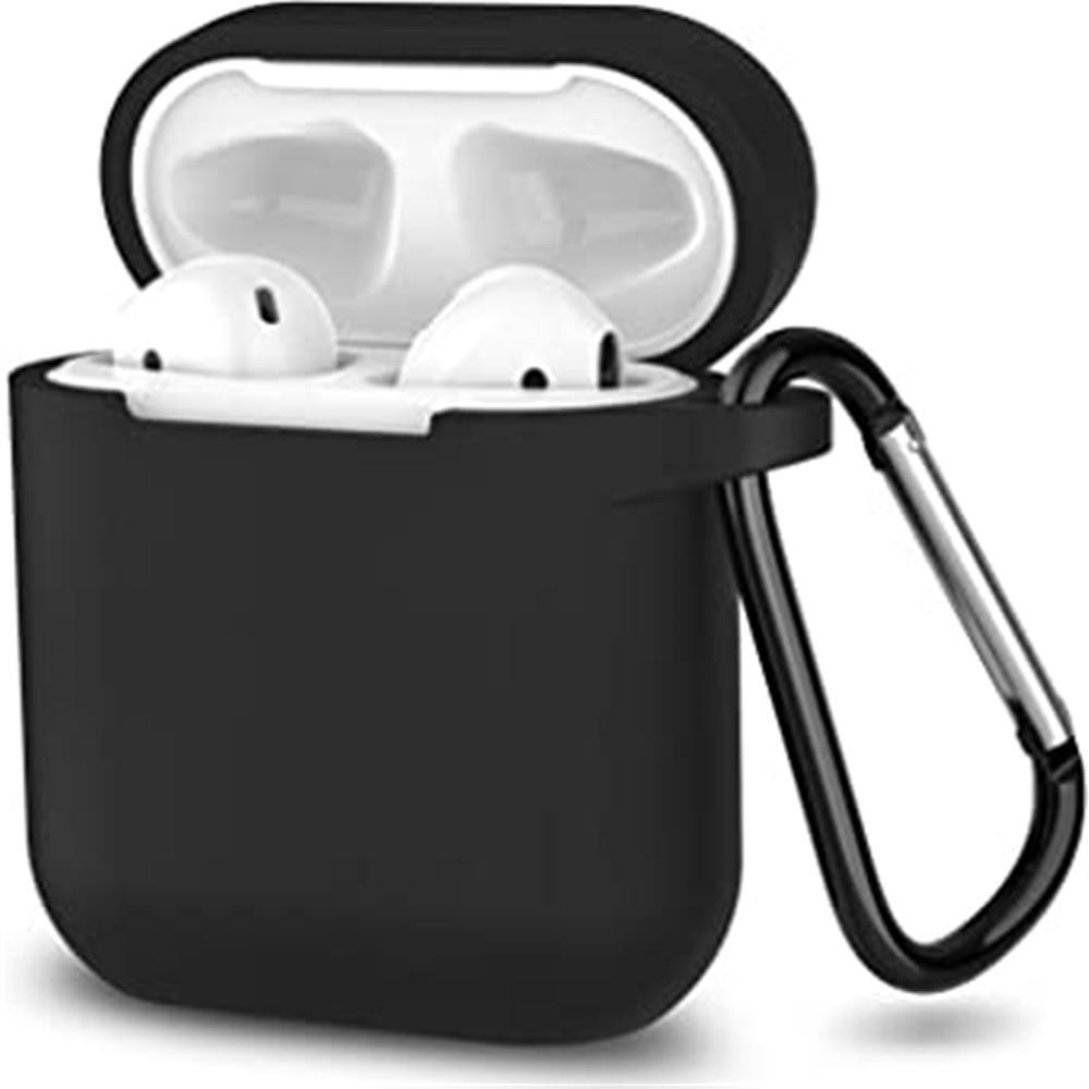 Funda Airpods - Silicona - Negro
