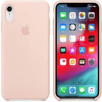 CASE SILICONA IPHONE XR - PALO ROSA