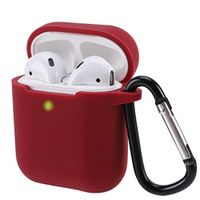 Funda Airpods - Silicona - Guinda