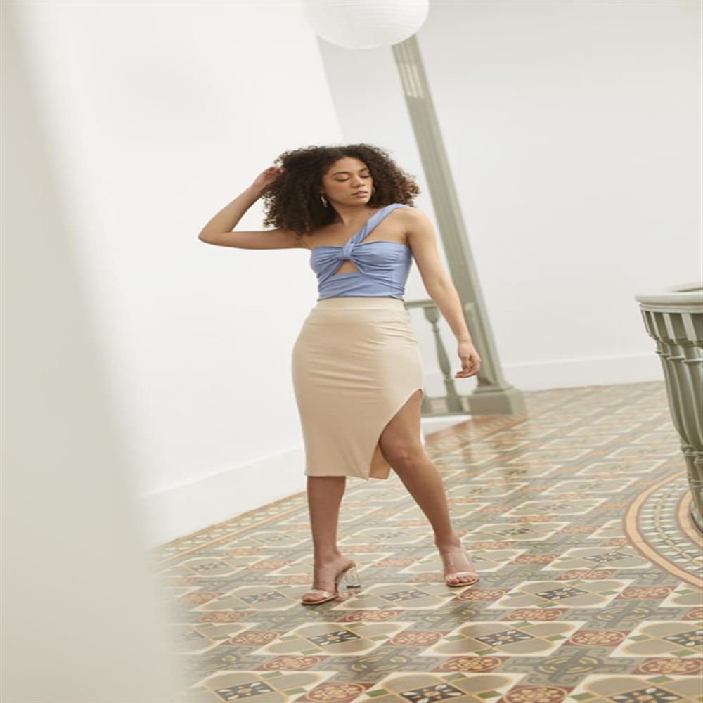 Falda Bia Beige