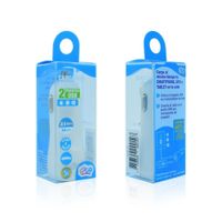 CARGADOR DUAL DE CARRO 2.4 AMP BLANCO