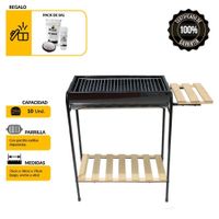 Parrilla Cilindrica Mr. Grill + Kit Sal Maras