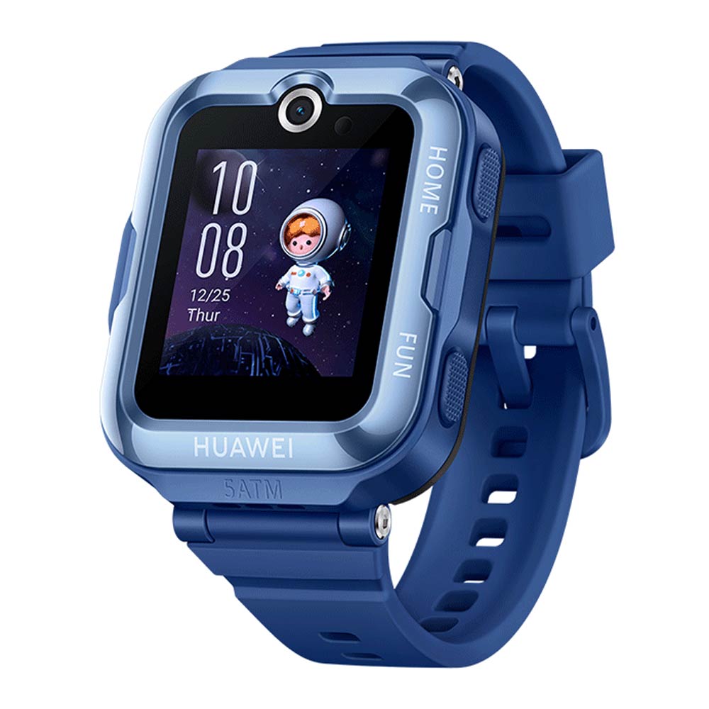 Smartwatch Huawei Kids 4 Pro, gps, resistente al agua, máx. 2 días, llamadas y video llamadas, localizador, 1.41"", azul