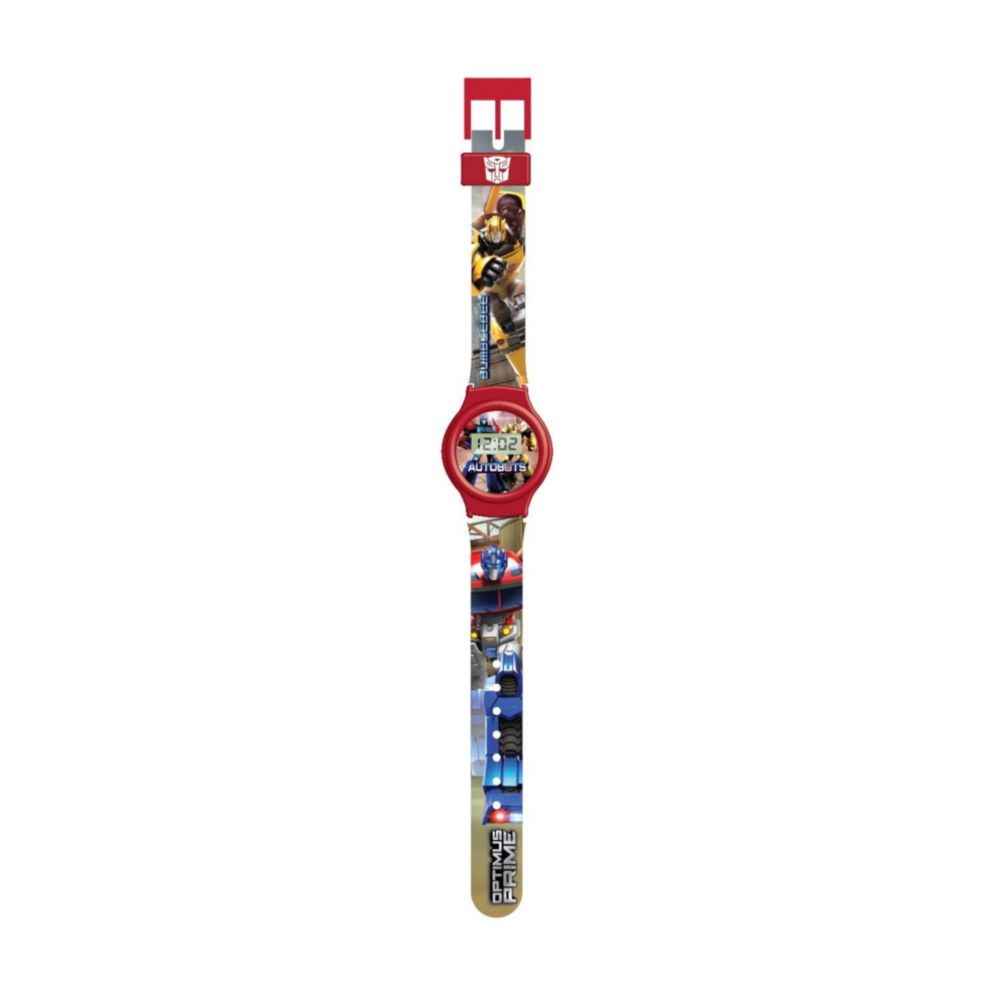 Reloj Digital Transformers Rojo