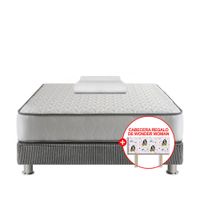 Cama Americana Elegant 1.5 Plazas + Cabecera Regalo Mujer Maravilla